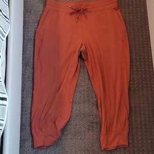 Lululemon Size 14 Orange Joggers